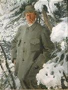 Anders Zorn The Painter Bruno Liljefors, oil